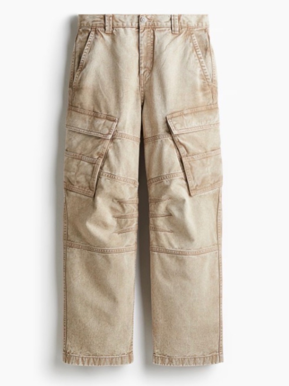 🦺 NWT🦺 H&M LOOSE-FIT COTTON CARGO PANTS - SIZE 32
